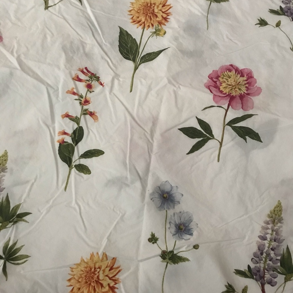 Pottery Barn Floral Duvet